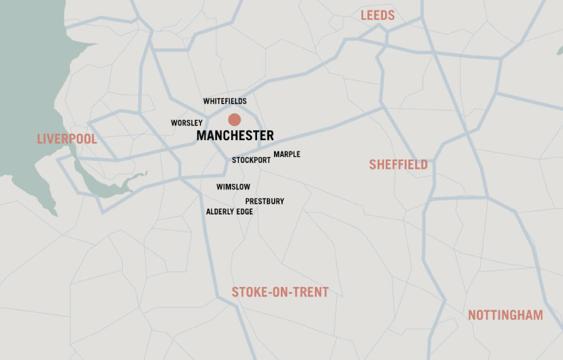 Areas Covered Map
