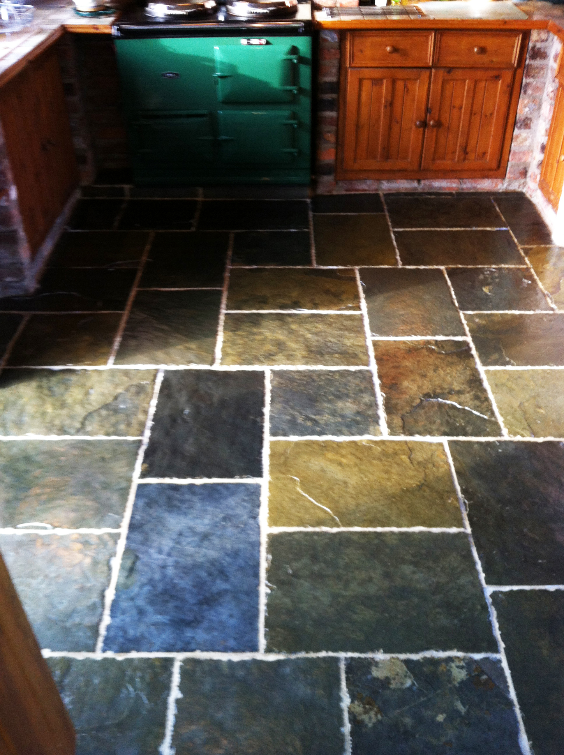 Slate Floor Cleaning