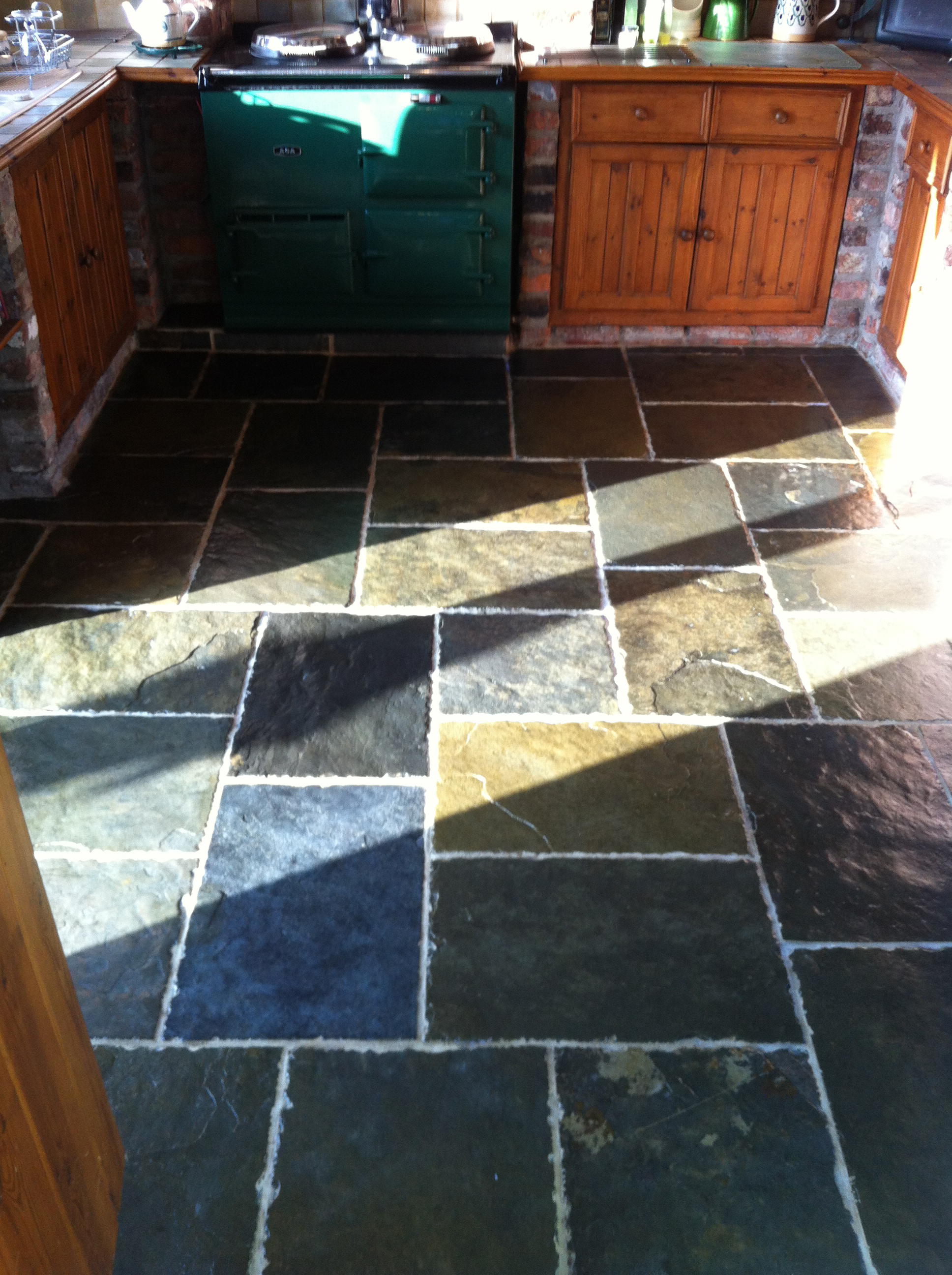 Slate Floor Cleaning