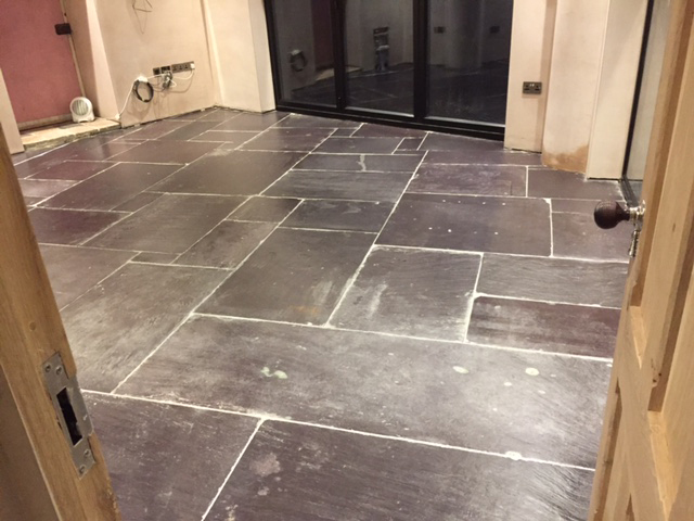 Slate Floor Cleaning