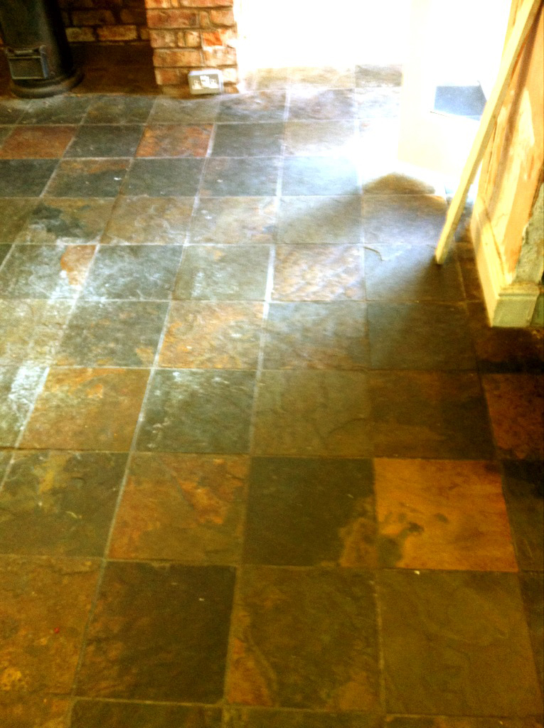 Slate Floor Cleaning