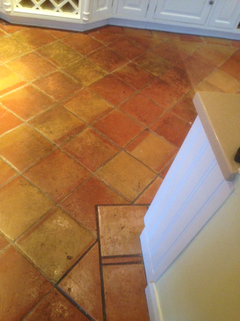 Terracotta Floor Cleaning