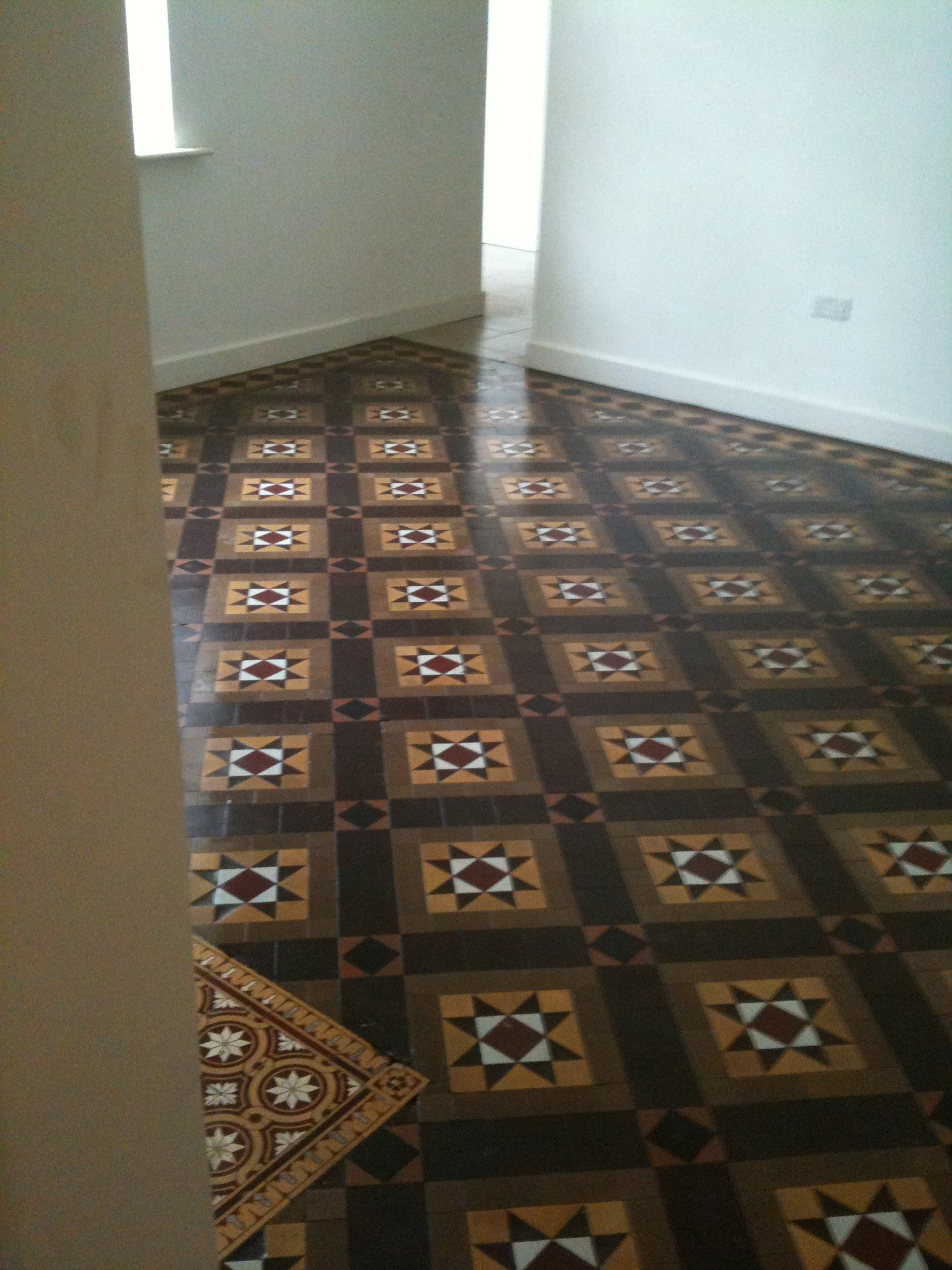 Victorian Tiles Floor Cleaning