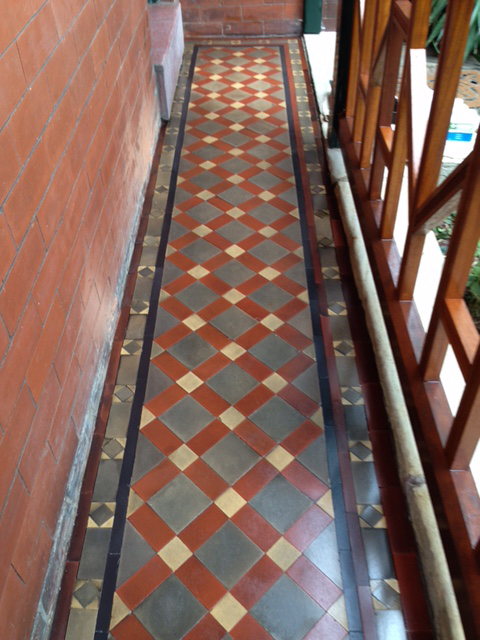 Victorian Tiles Floor Cleaning