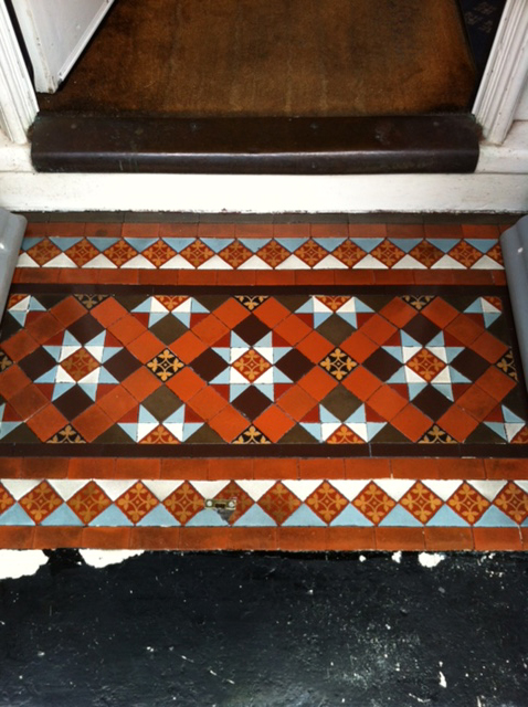 Victorian Tiles Floor Cleaning