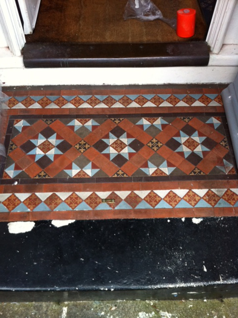 Victorian Tiles Floor Cleaning