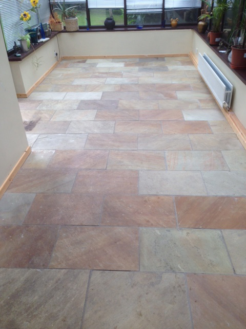 Sandstone Floor Cleaning