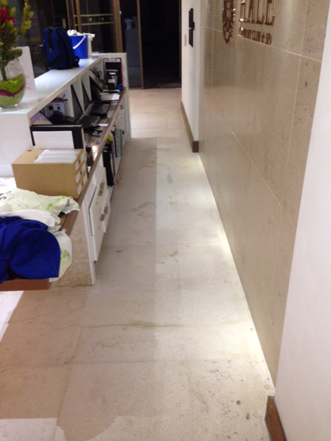 Limestone Commercial Floor Cleaning