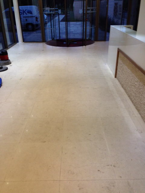 Limestone Commercial Floor Cleaning