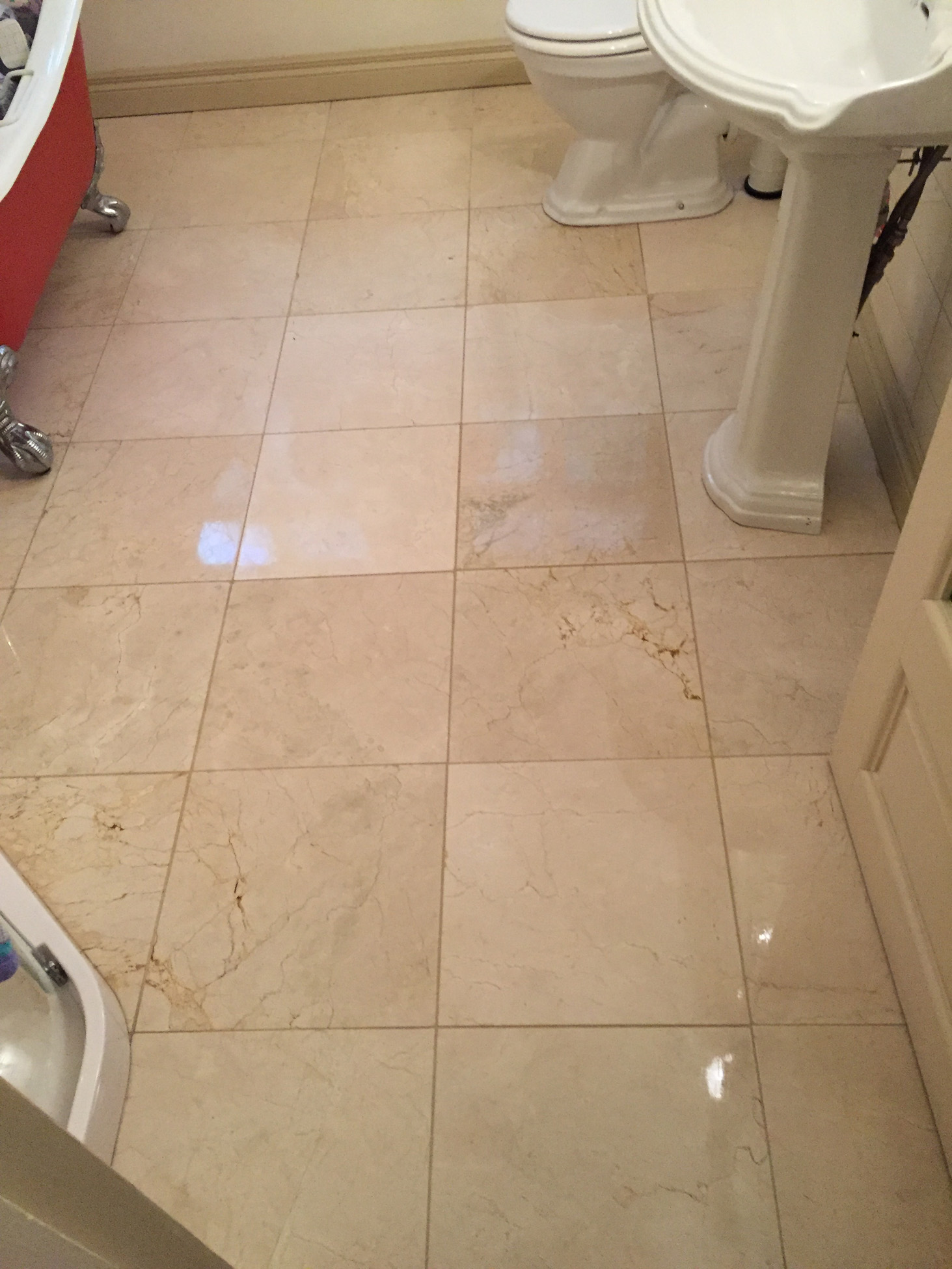 Limestone Floor Cleaning